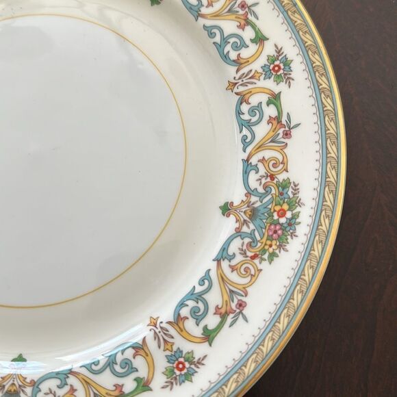 AYNSLEY 8” Henley Bone China Salad Plate (3) - Picture 3 of 7